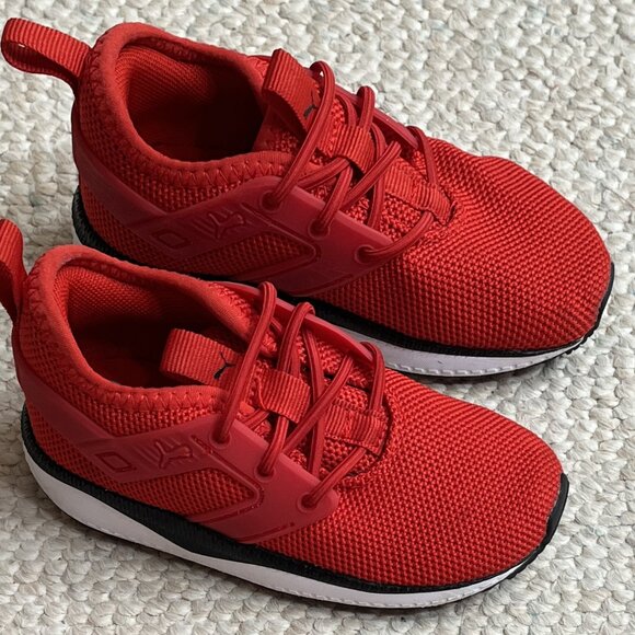 PUMA Pacer Next Excel Little Boys Size 8C Child Red Sneakers Shoes 381758-02 - Picture 7 of 12